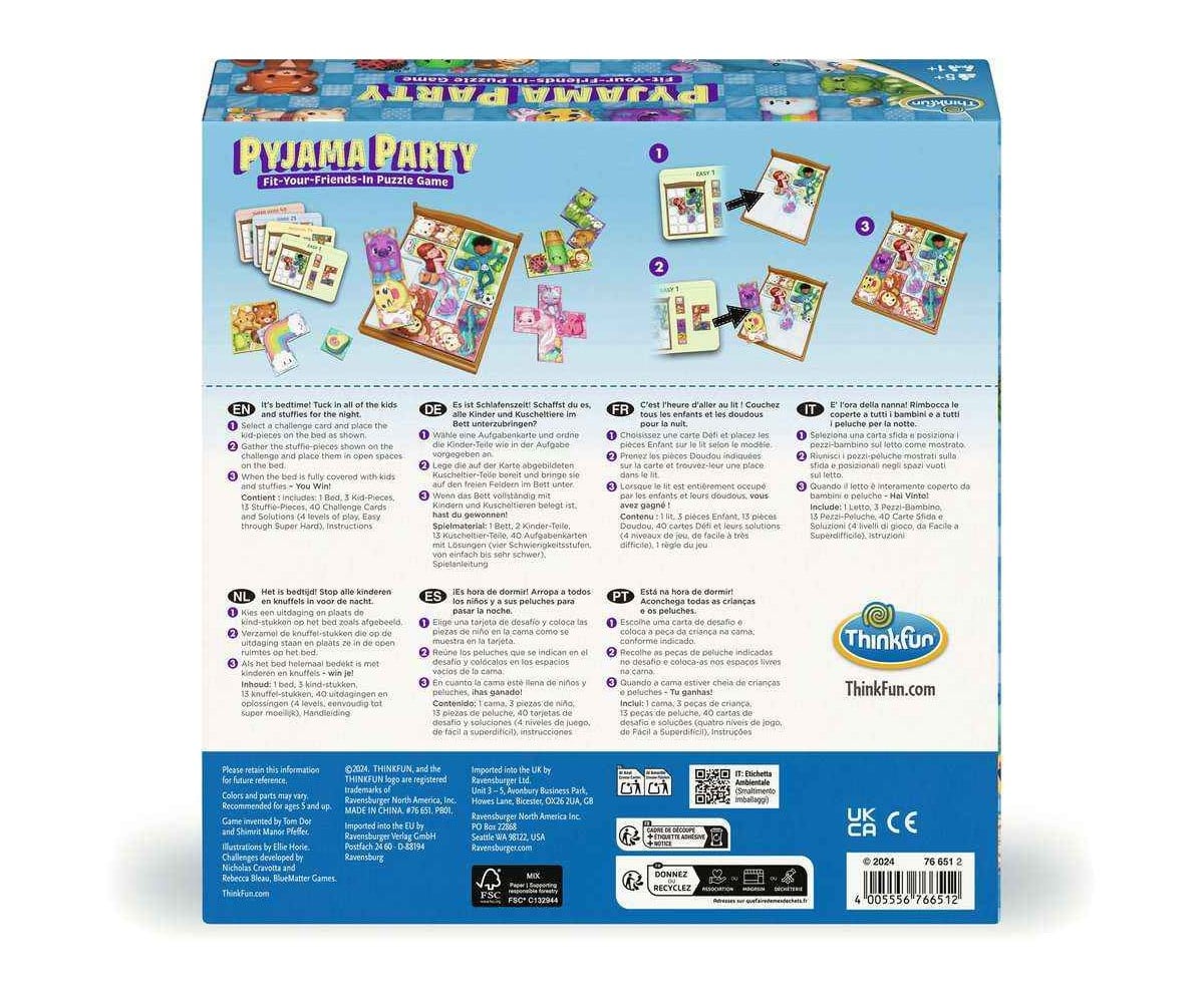 Jogo de tabuleiro Pyjama Party Puzzle