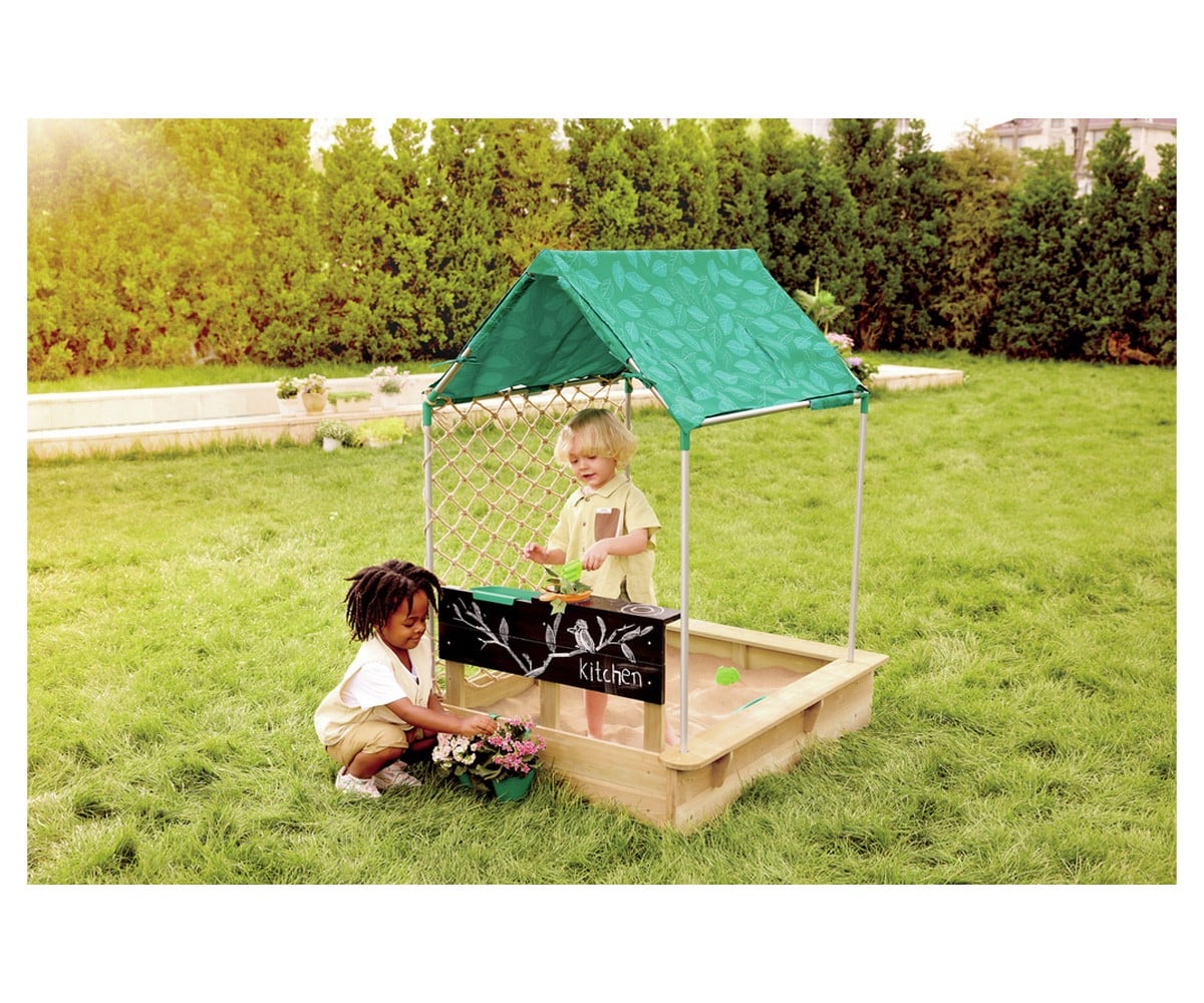 Conjunto de cabine e sandbox
