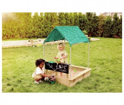 Conjunto de cabine e sandbox