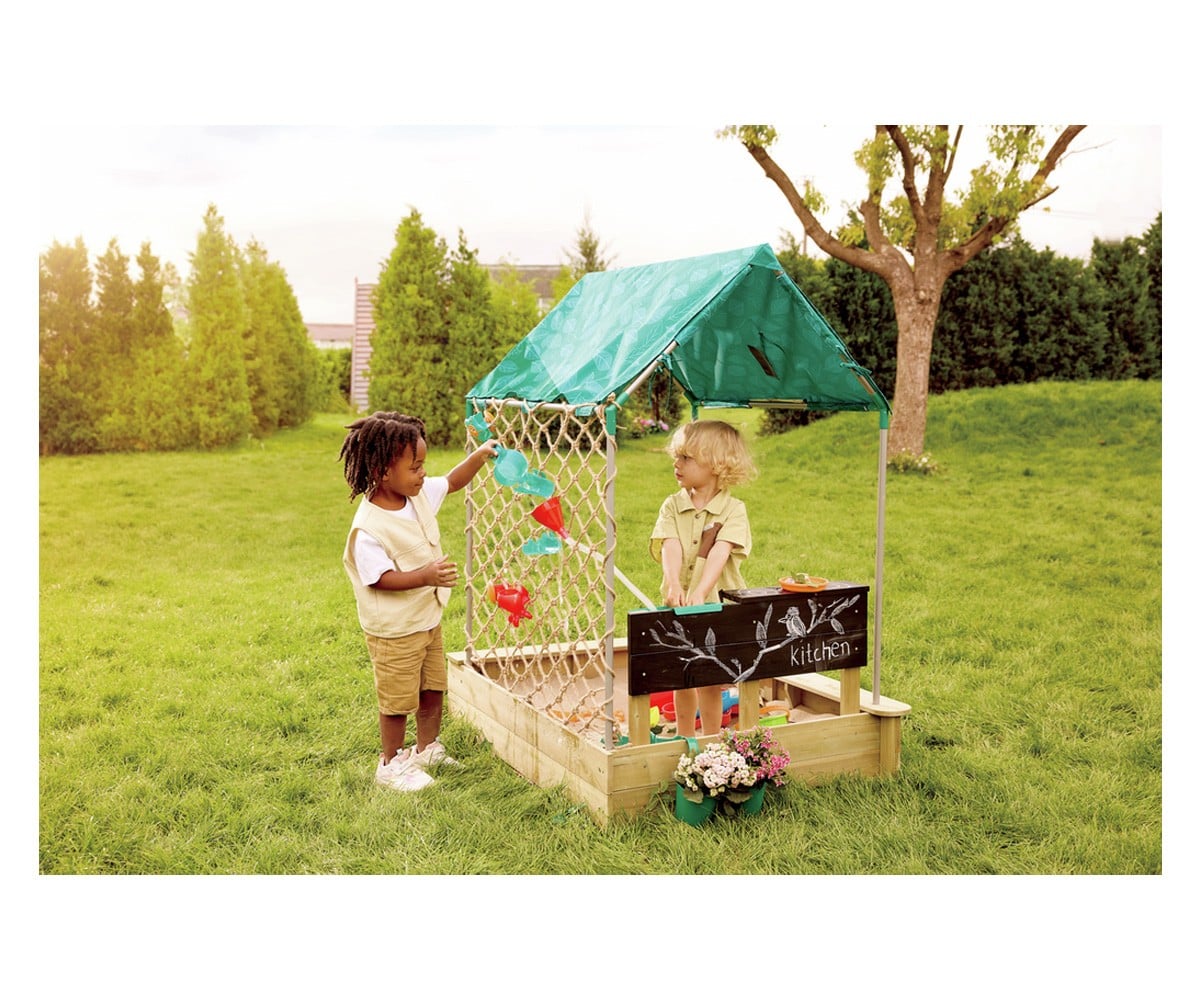 Conjunto de cabine e sandbox