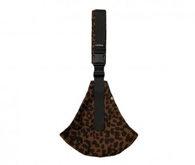 Portador de bebé  Wildride Leopard Linho Brown