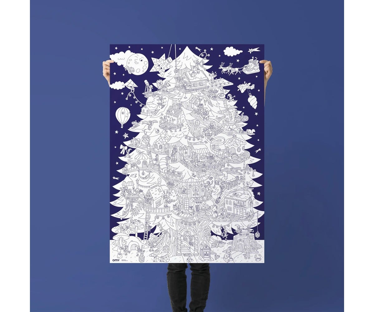 Póster  XL Omy Christmas Magic Tree