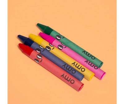 Libro OMY con Pinturas y Pegatinas Yummy