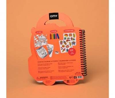 Libro OMY con Pinturas y Pegatinas Yummy