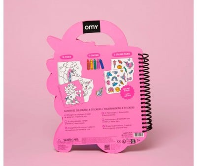 Libro OMY con Pinturas y Pegatinas Lily