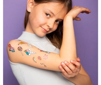 Tatouages Fluo Lily la Licorne