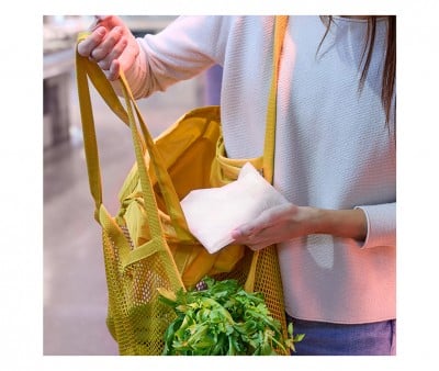 Bolsa Reutilizable 2 en 1 Good'Bag Mustard