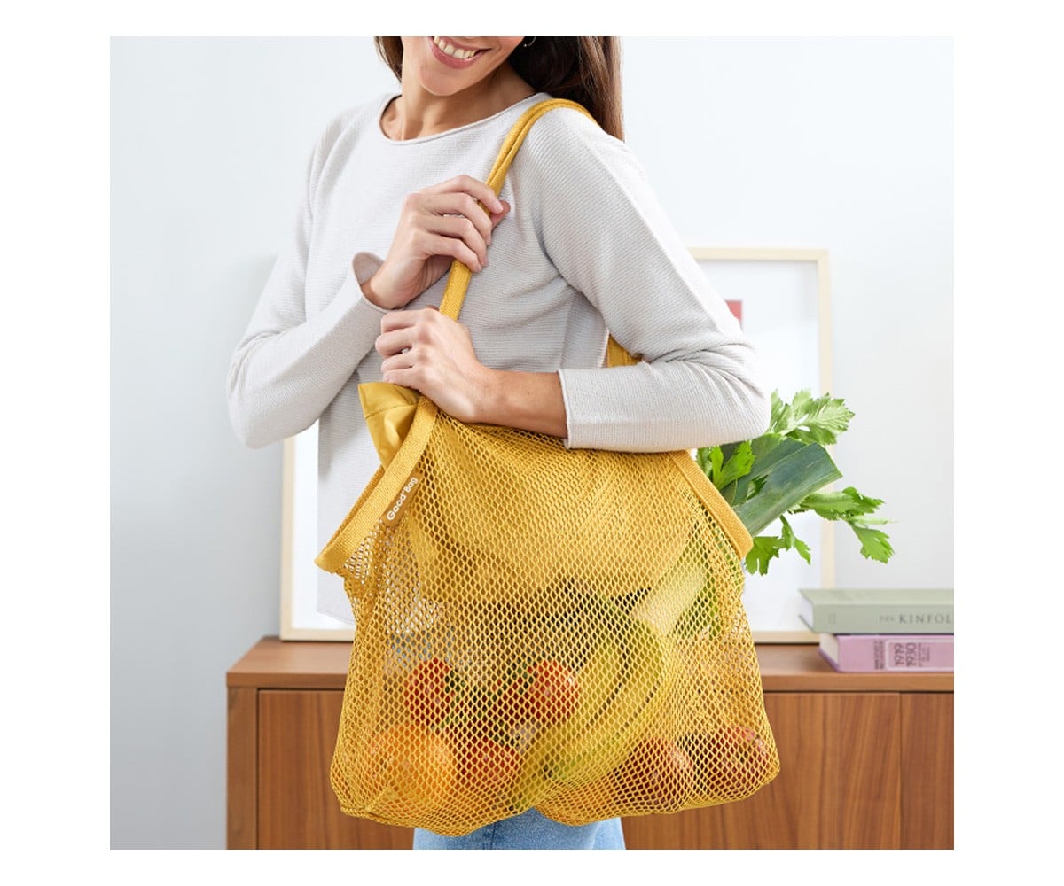 Bolsa Reutilizable 2 en 1 Good'Bag Mustard