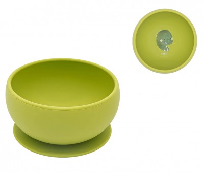 Bowl de Silicone Dinosaur