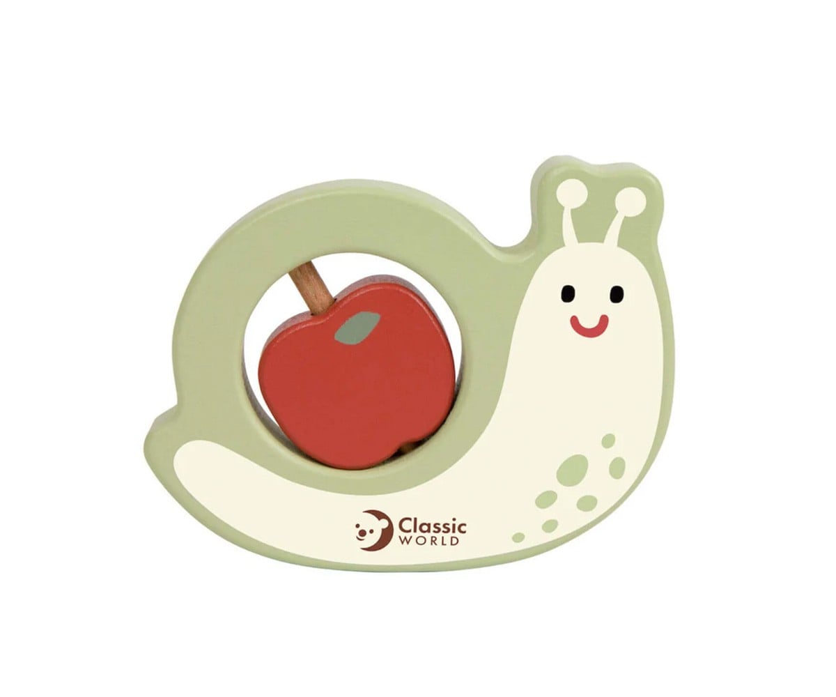 Sonajero de Madera Caracol