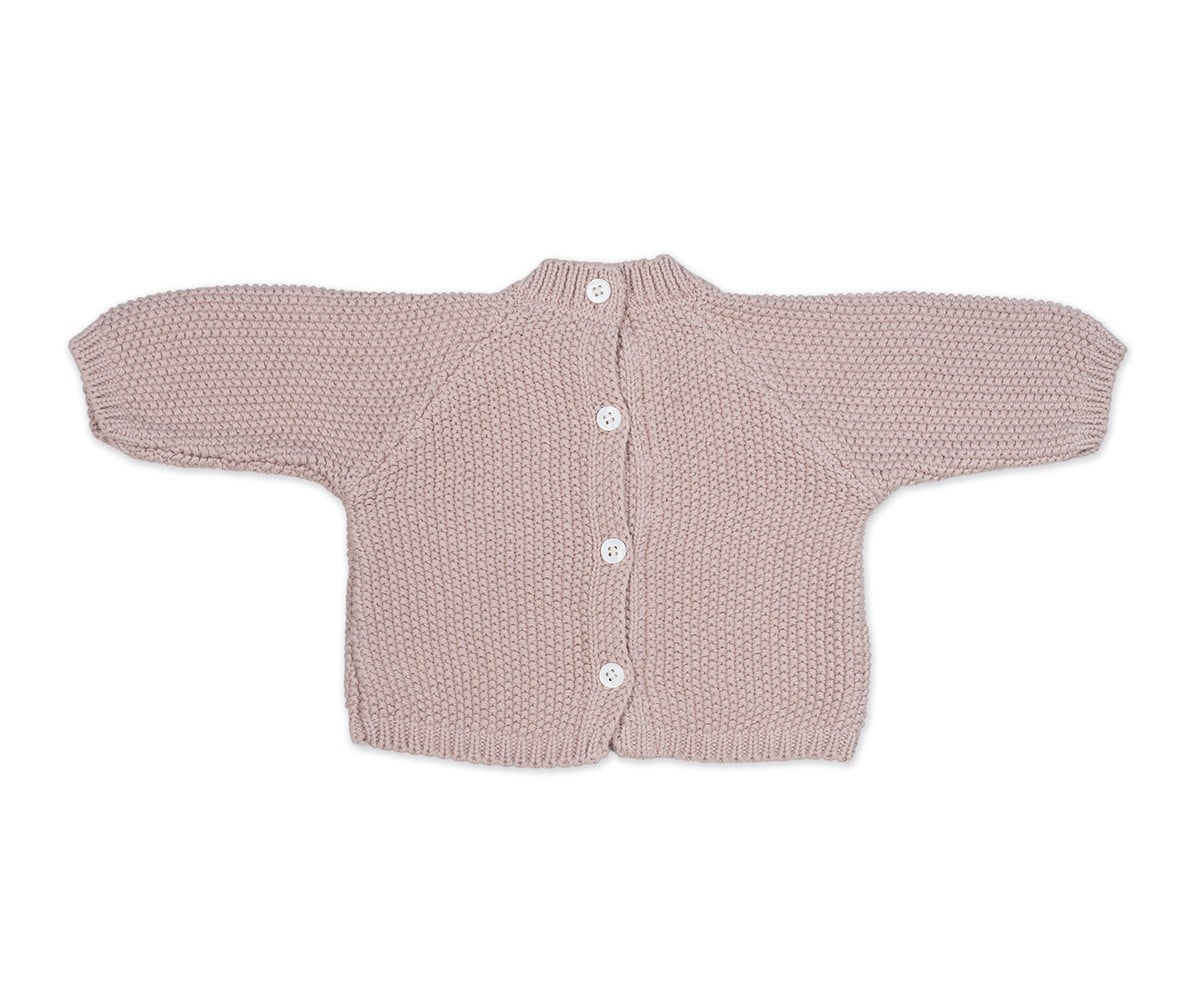 Camisola tricô, cueca e Body Bambula Pink
