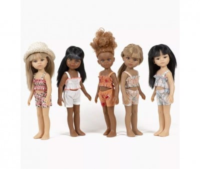 Costume Retro Bianco Bambole Amigas
