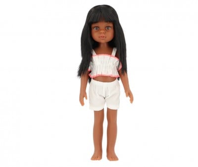 Bambola Minikane Amiga Nora Costume Retro Bianco