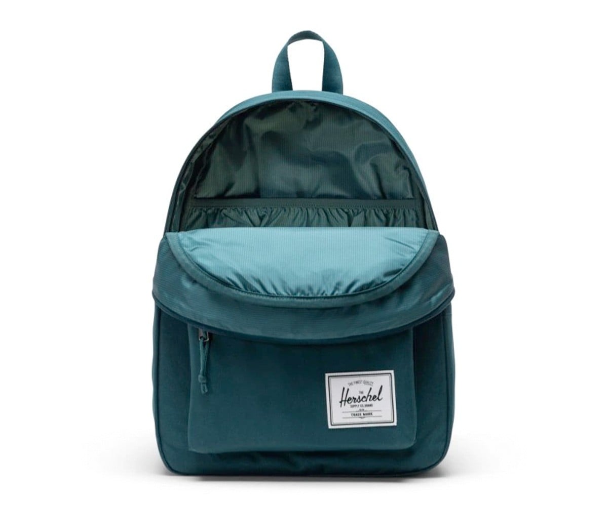 Mochila personalizável Herschel Classic Iceberg Green Crosshatch