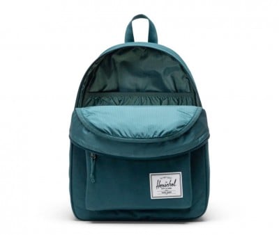 Mochila personalizável Herschel Classic Iceberg Green Crosshatch