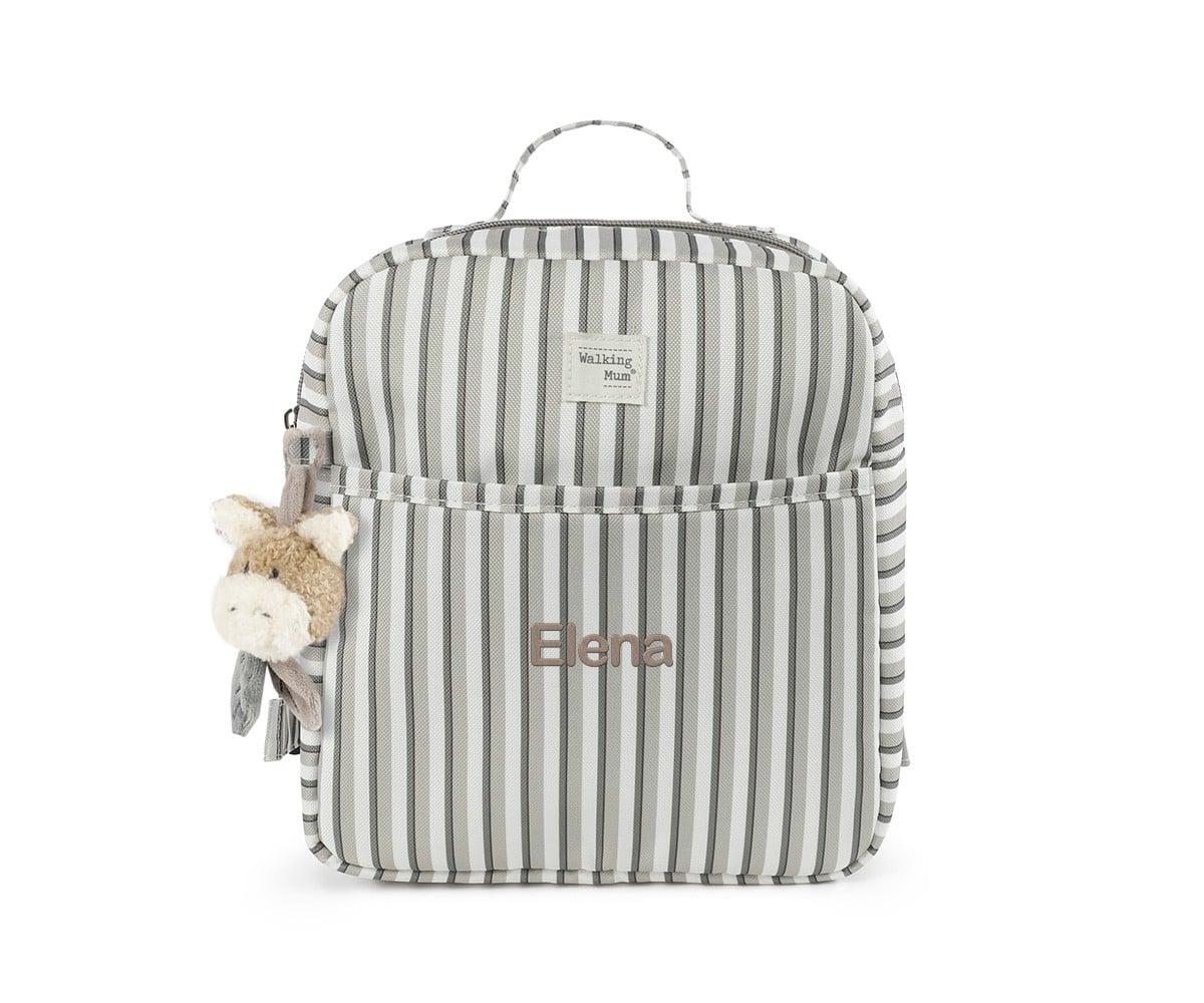 Sac à Dos Crèche/Maternelle Botton Bandes Personnalisable