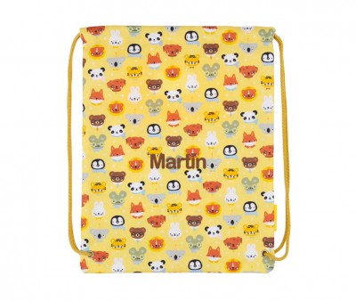 Sacca Backpack Animal Friends Customizable