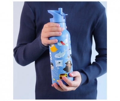 Gourde Isotherme en Acier Pirates 500 ml