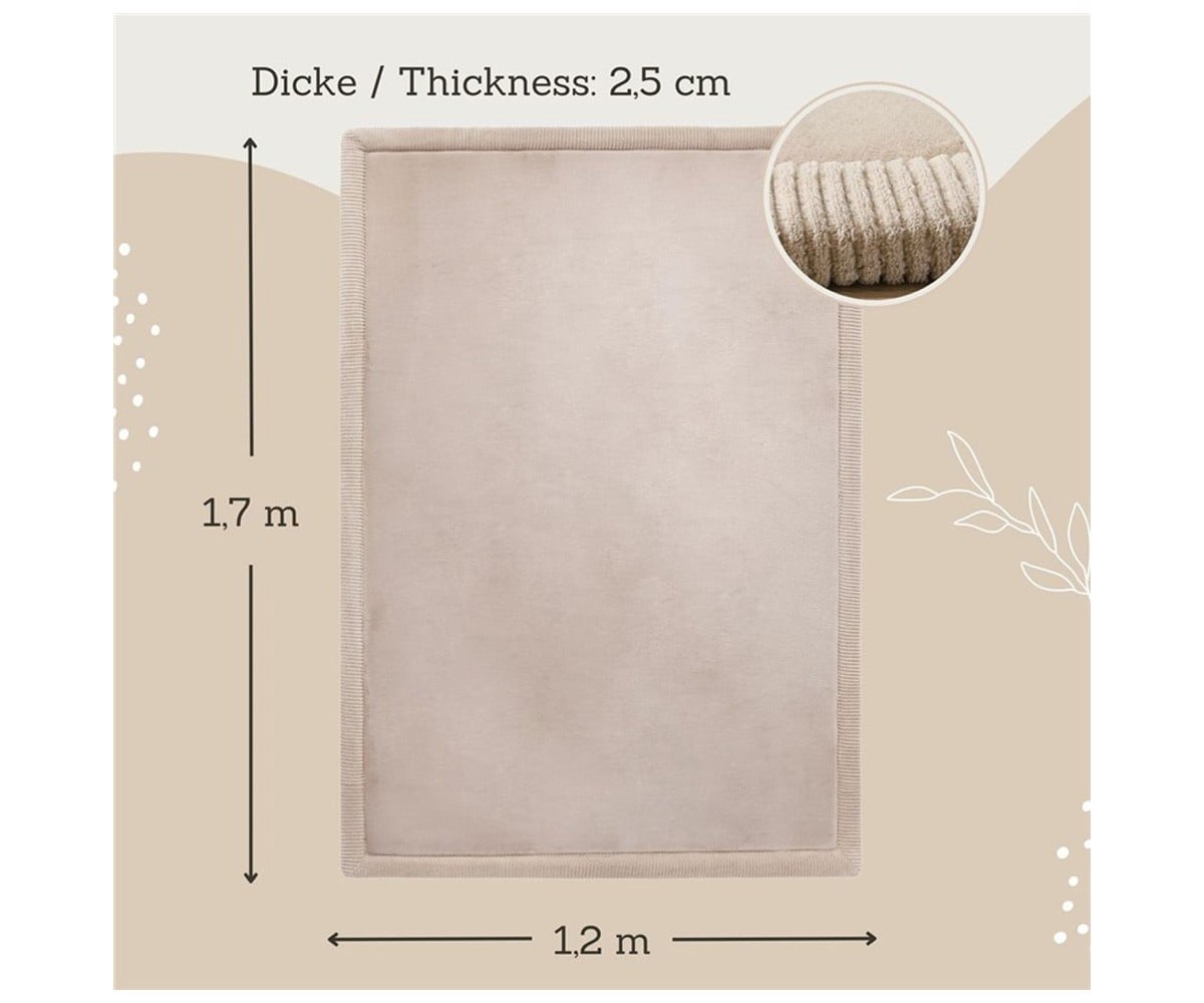Tapete infantil Beige Cloud