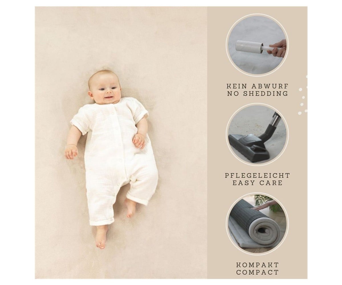 Tapete infantil Beige Cloud