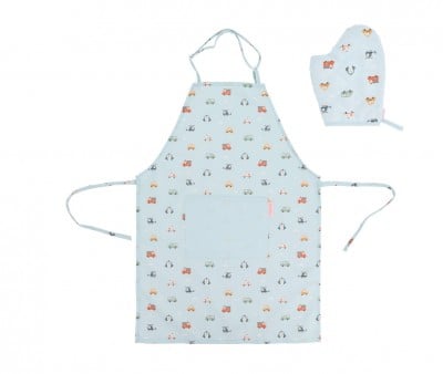 Set Guanto e Grembiule City Cars Personalizzabile