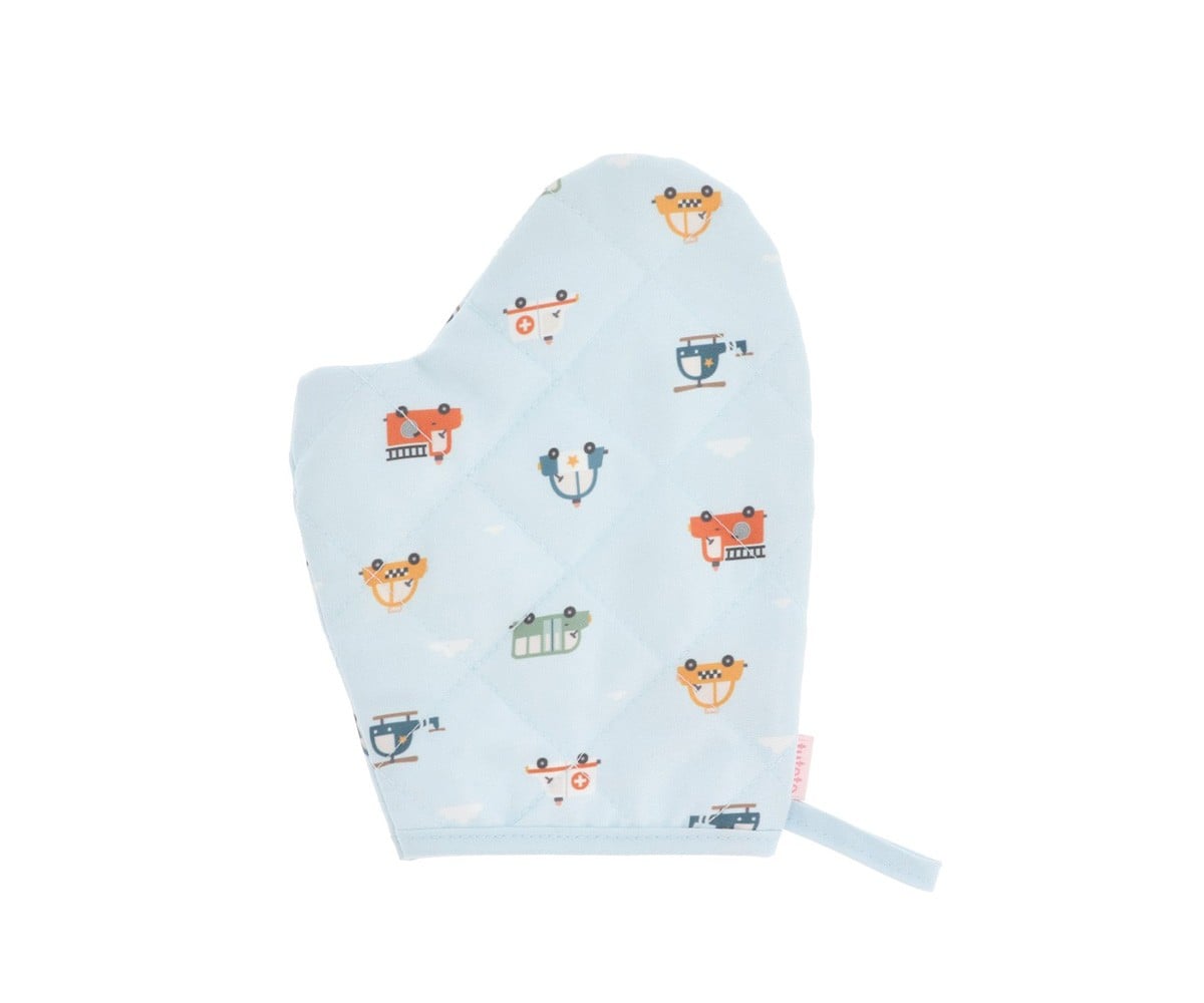 Set Guanto e Grembiule City Cars Personalizzabile
