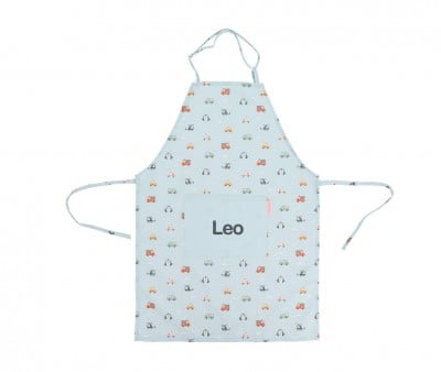 Set Guanto e Grembiule City Cars Personalizzabile