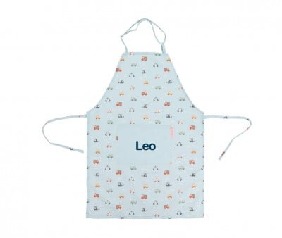 Set Guanto e Grembiule City Cars Personalizzabile