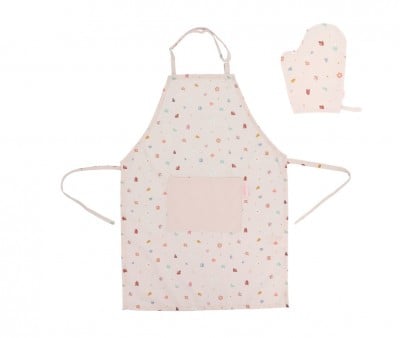 Set Guanto e Grembiule Geometric Nature Personalizzabile