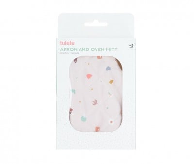 Set Tablier Geometric Nature Personnalisable