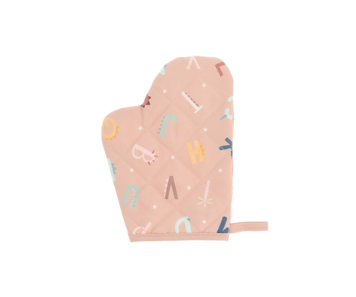 Set Guanto e Grembiule Funny Letters Personalizzabile