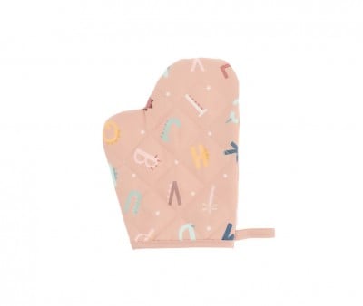 Set Guanto e Grembiule Funny Letters Personalizzabile