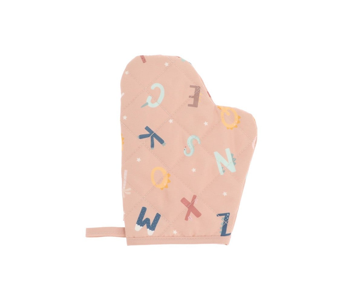 Set Guanto e Grembiule Funny Letters Personalizzabile