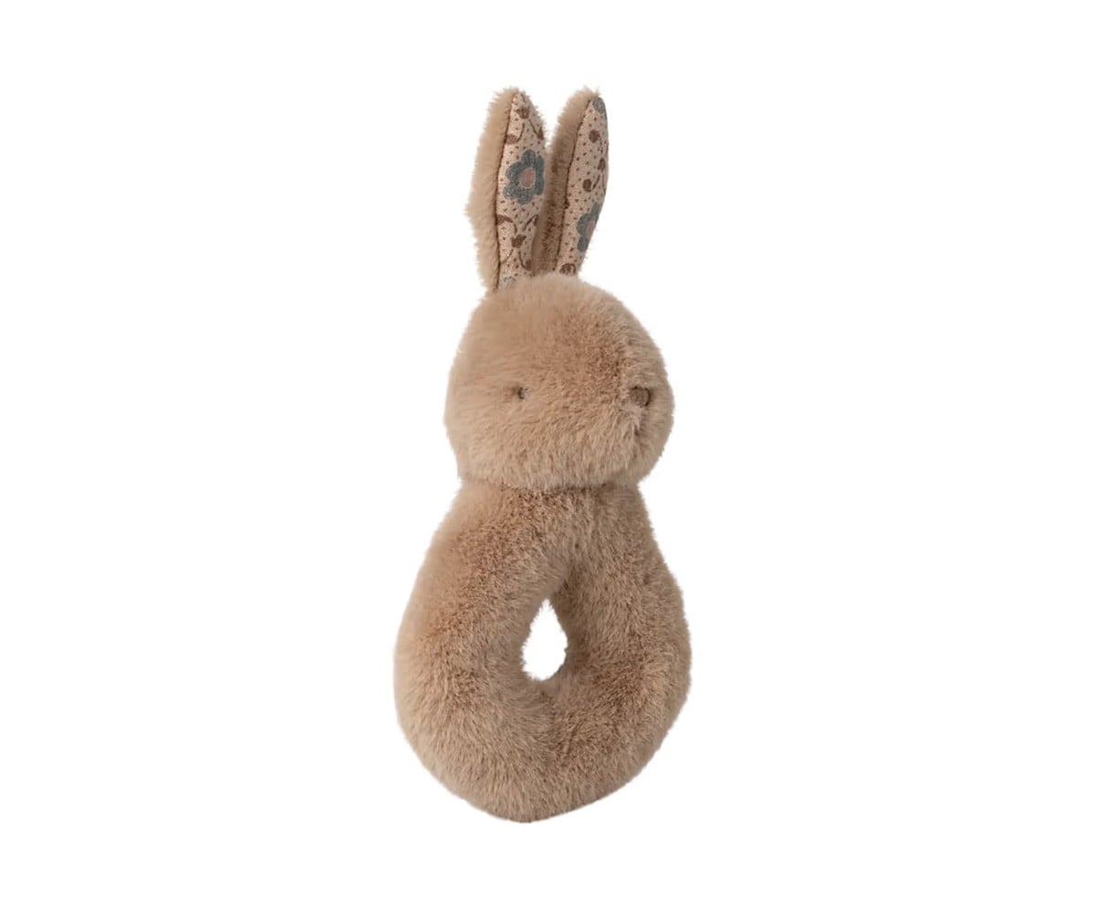 Conjunto Cream Peach Rabbit Rattle