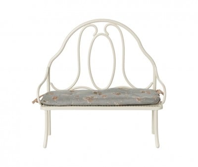Panchina Mini Maileg Metallo Off White