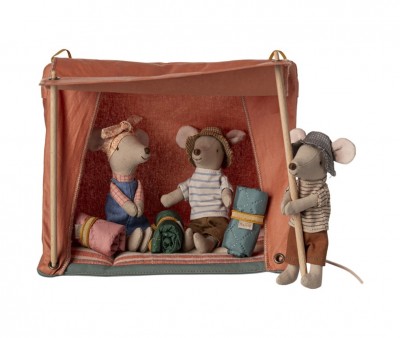Tente de Campagne Happy pour Petites Souris