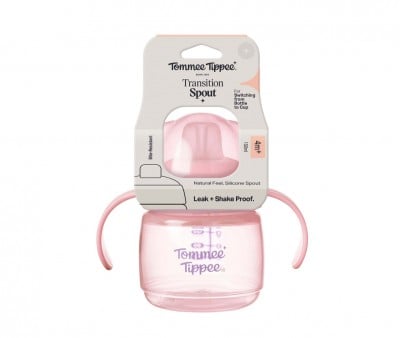 Taza Aprendizaje Transition Spout Rosa Pastel 150ml