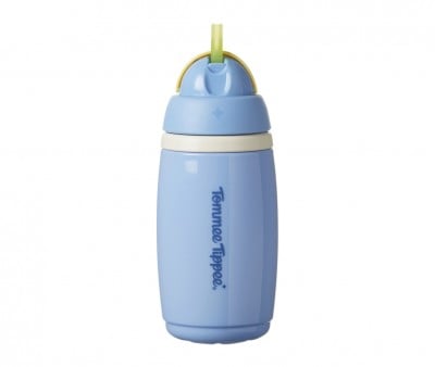 Borraccia Isotermica con Cannuccia Azzurro 266ml