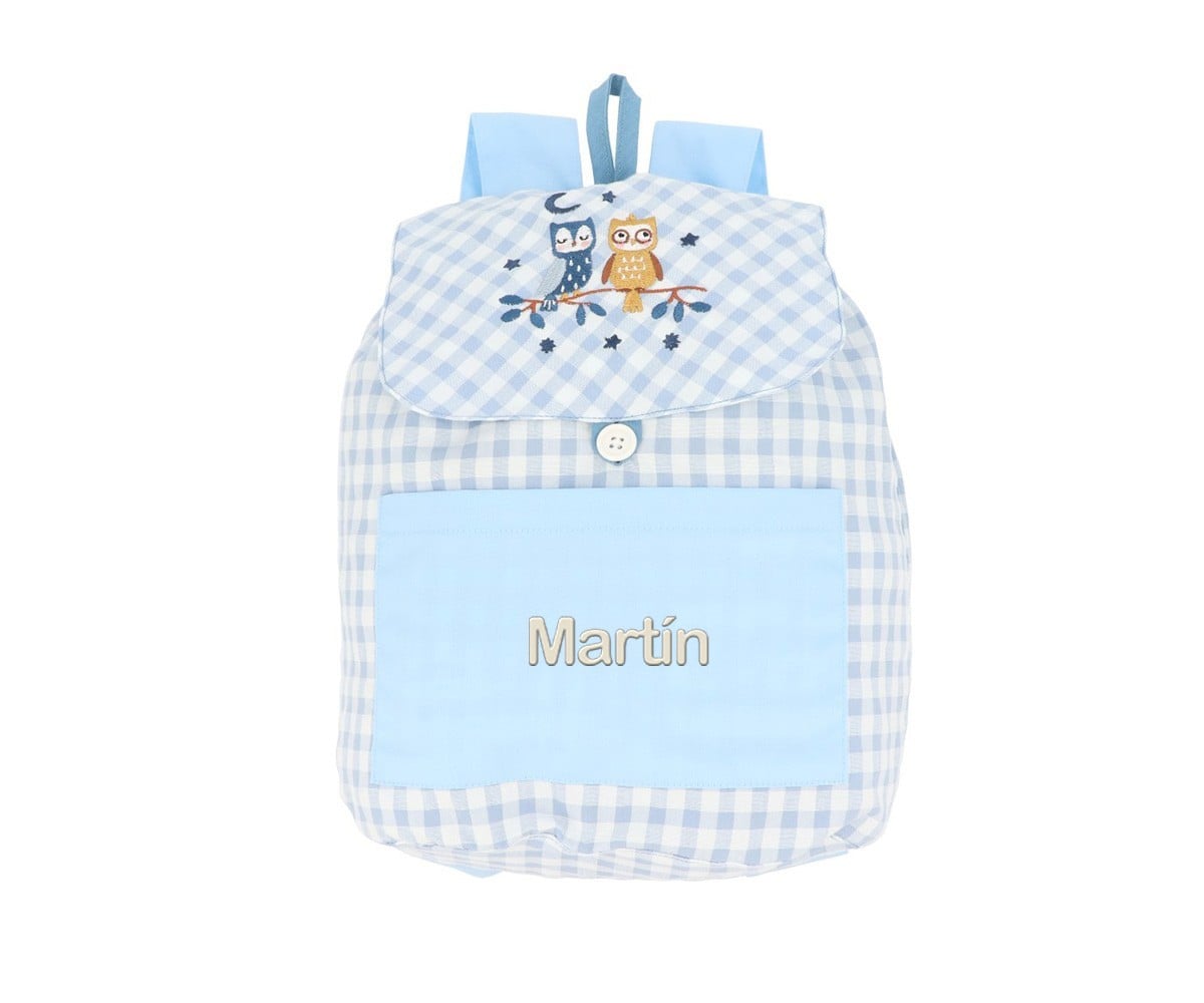 Zaino Piccolo Vichy Magical Forest Personalizzabile
