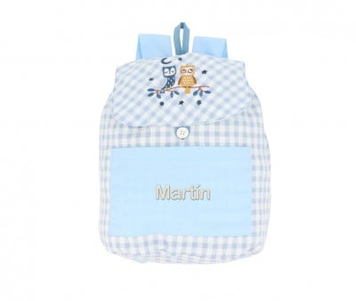 Zaino Piccolo Vichy Magical Forest Personalizzabile