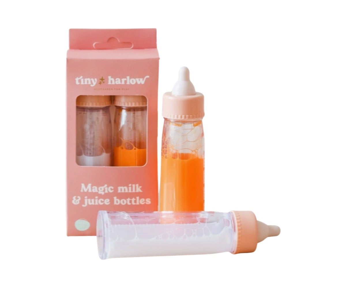 Duo Biberon Magici Bambole Latte e Succo di Frutta