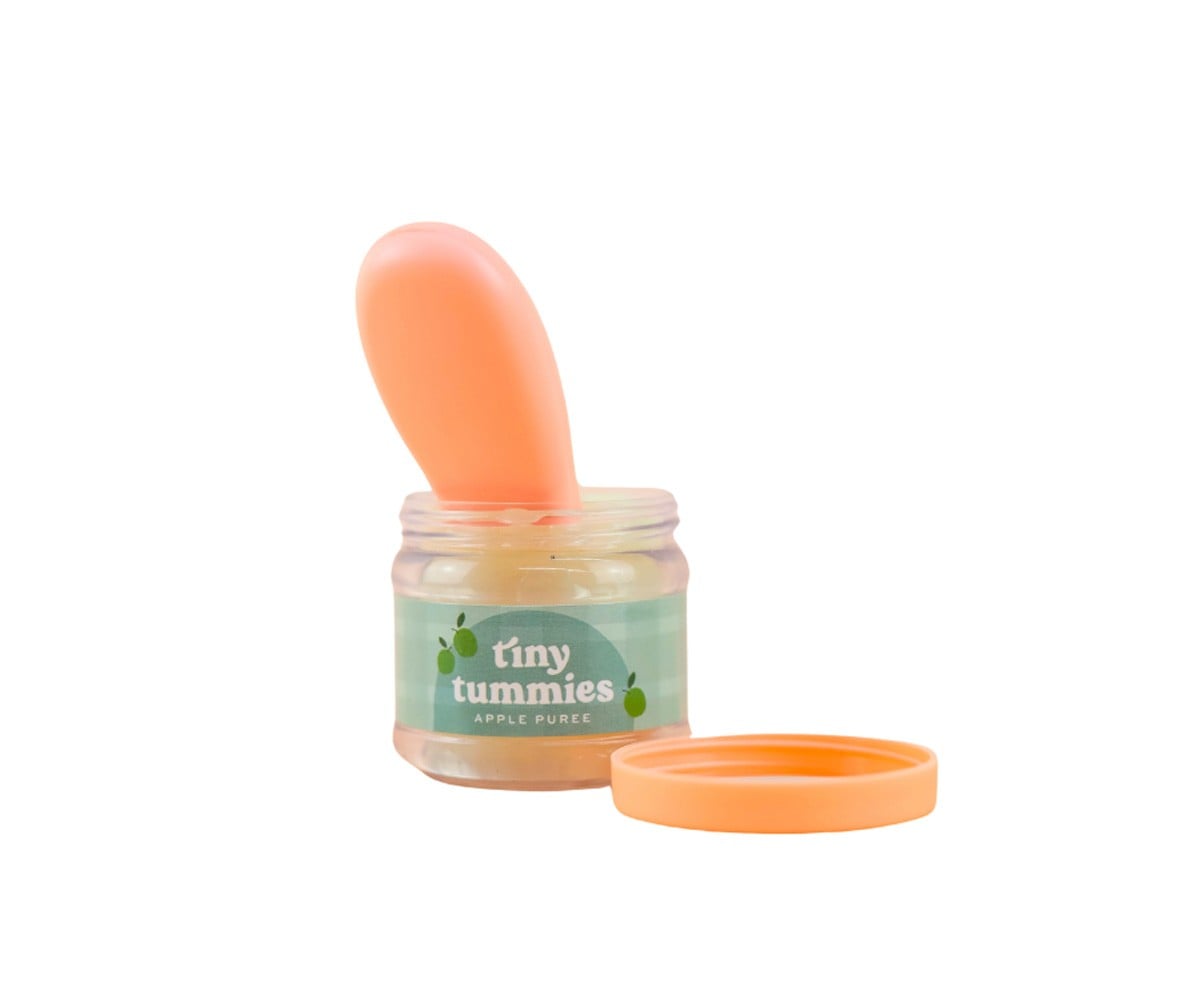 Set Pot et Cuillère Tiny Tummies Apple Puree