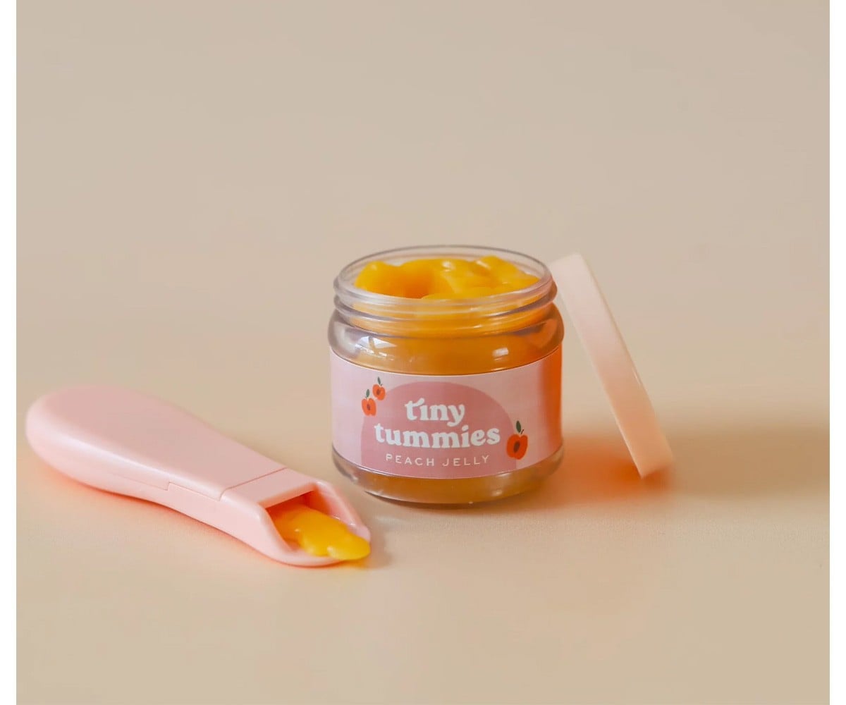 Set Pot et Cuillère Tiny Tummies Peach Jelly
