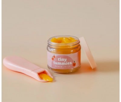 Set Pot et Cuillère Tiny Tummies Peach Jelly