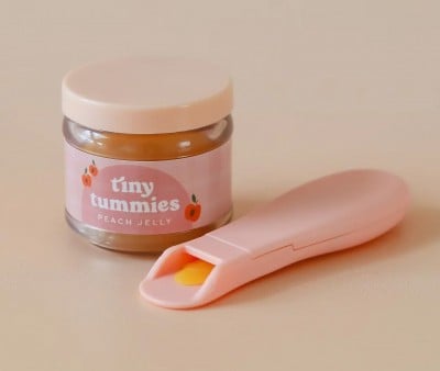 Set Pot et Cuillère Tiny Tummies Peach Jelly