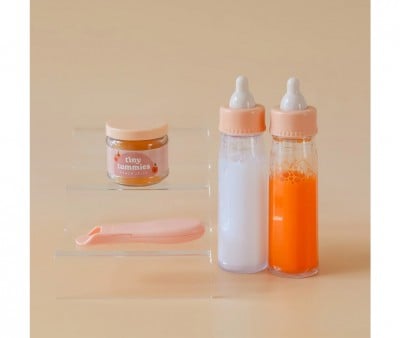Set Pot et Cuillère Tiny Tummies Peach Jelly