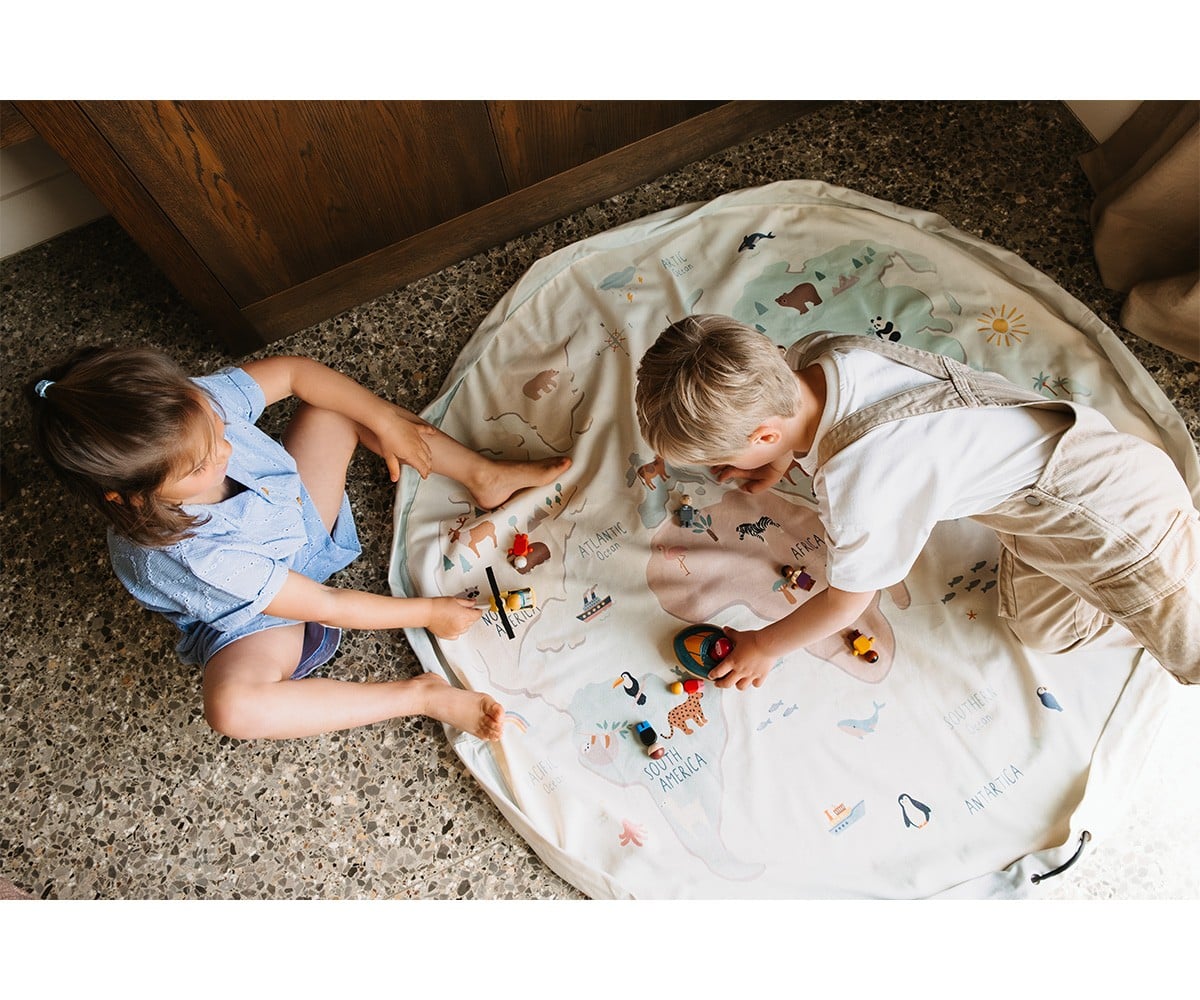 Sac Réversible Play & Go Noomad Worldmap Colour
