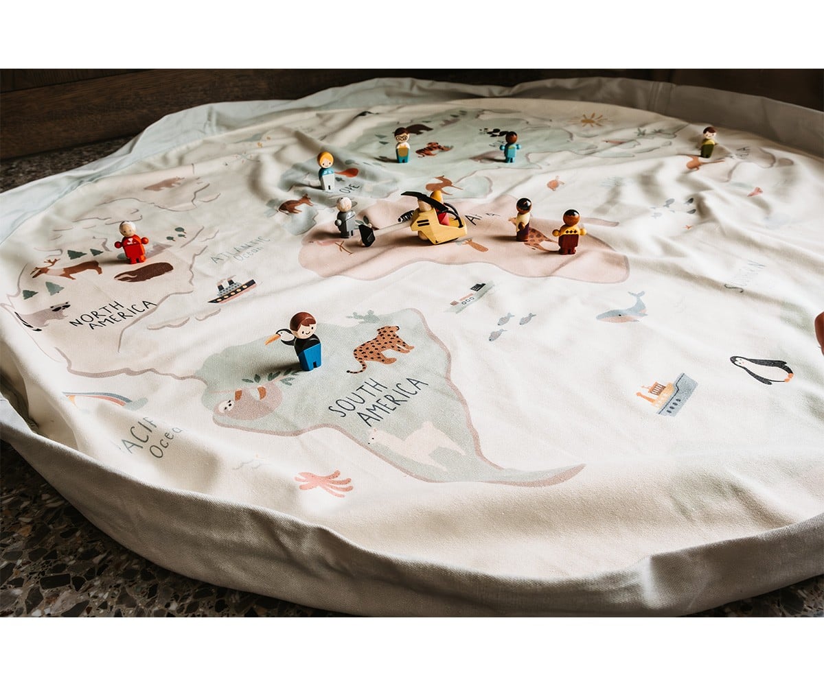 Sac Réversible Play & Go Noomad Worldmap Colour