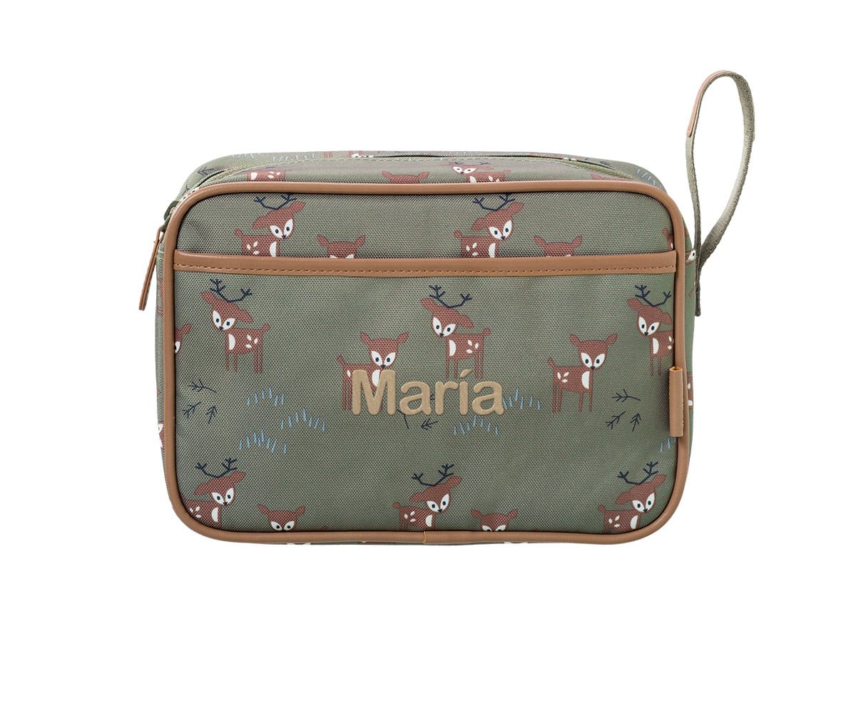 Waterproof Travel Toiletry Bag Green Fawn