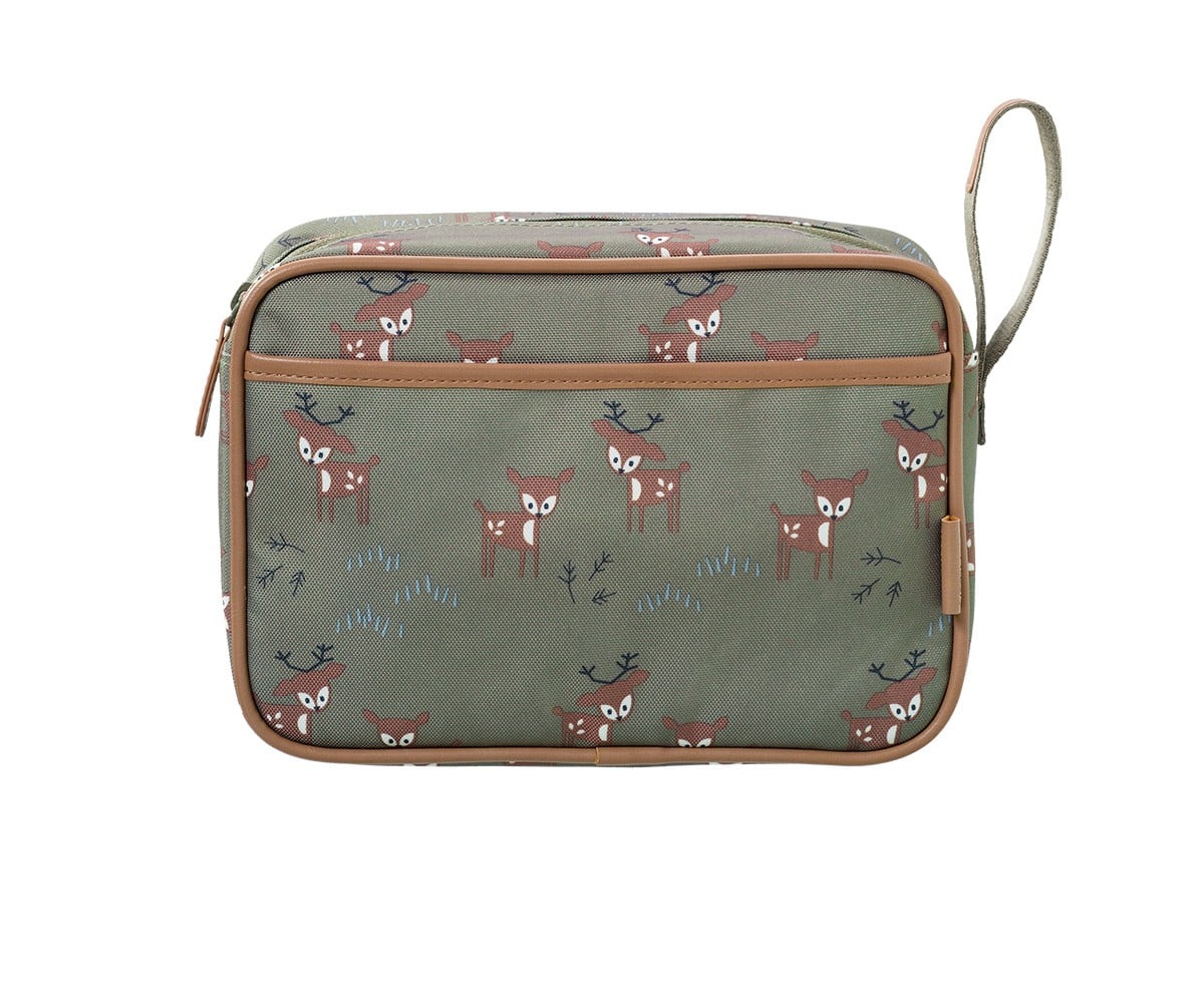 Waterproof Travel Toiletry Bag Green Fawn